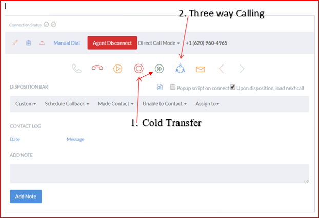 Can I Transfer or 3 way call to another number or agent - Knowledgebase - T-Max Dialer ...